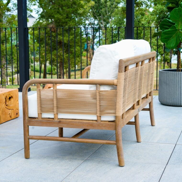 Westwood 58- Inch Teak Loveseat Sofa