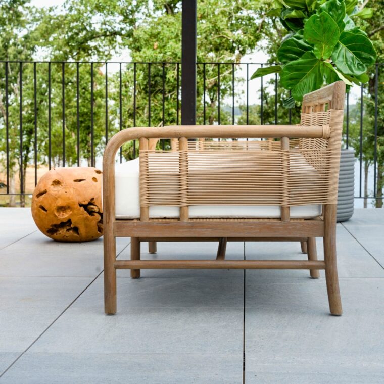 Westwood 58- Inch Teak Loveseat Sofa