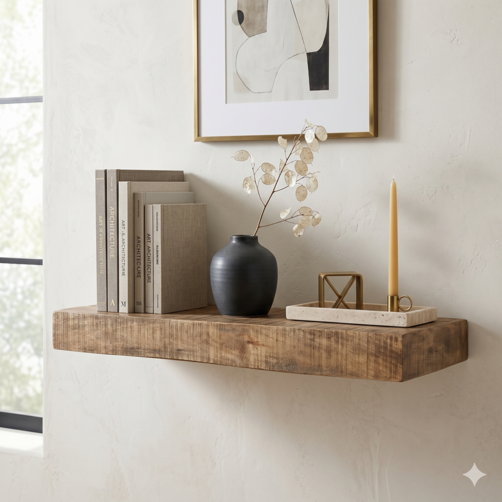 Hollow Floating Shelf - 30-Inch