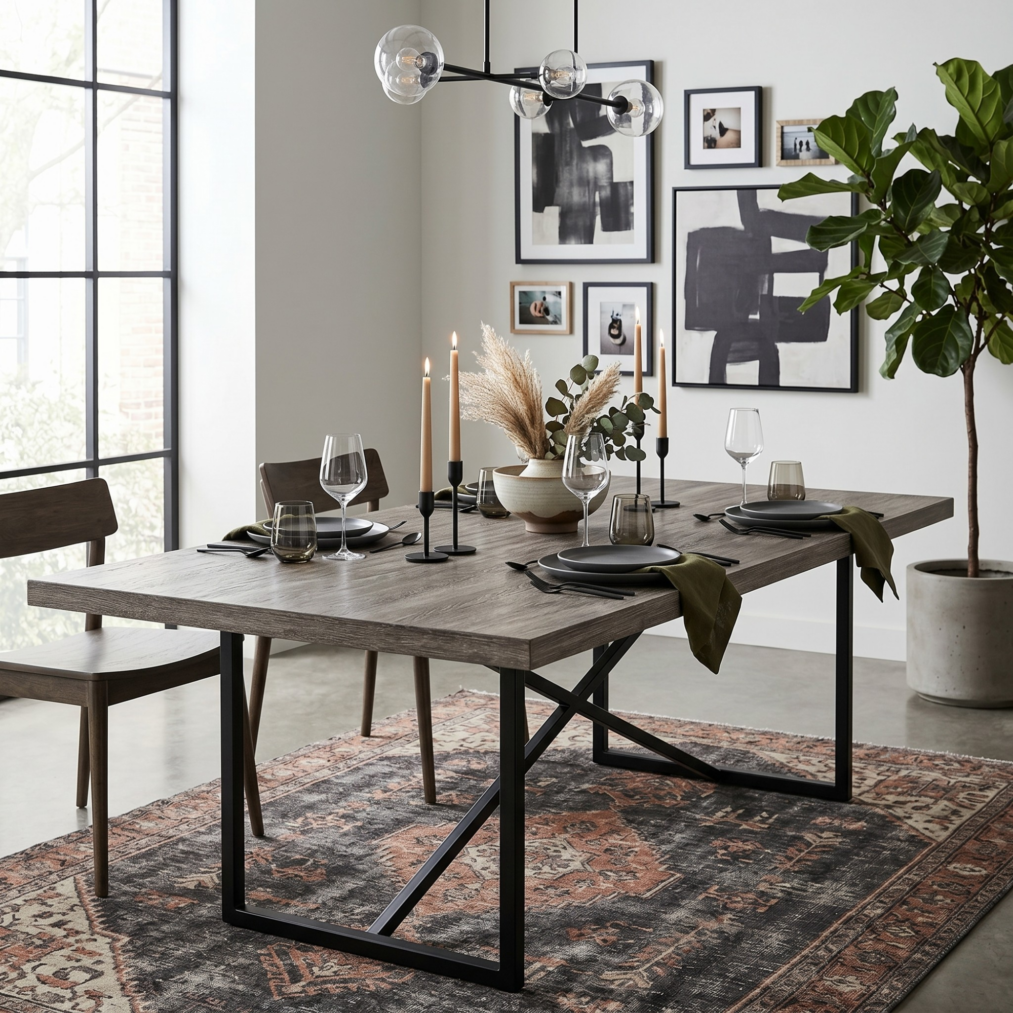 7-Foot Dining Table, Barnwood