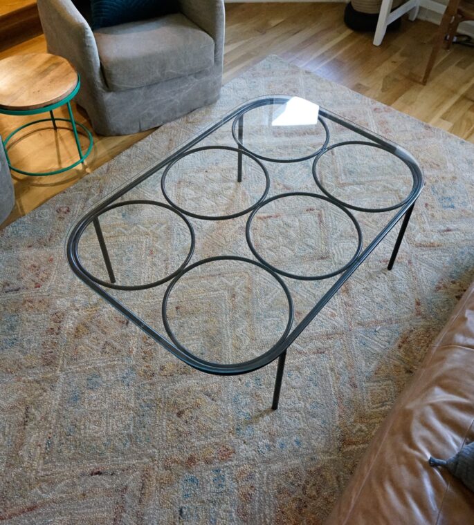 Adam Glass Coffee Table