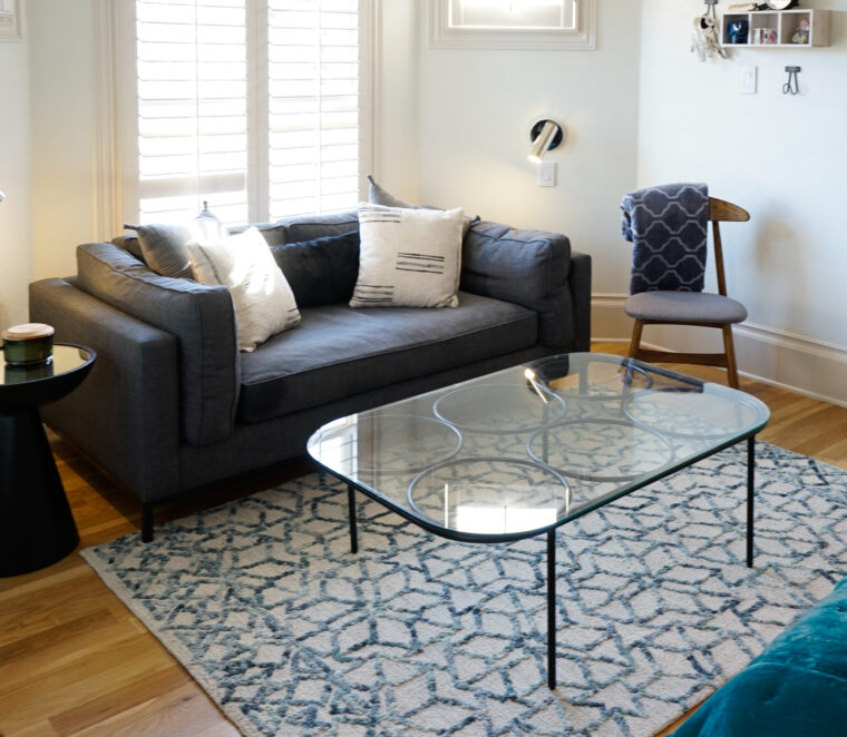 Adam Glass Coffee Table