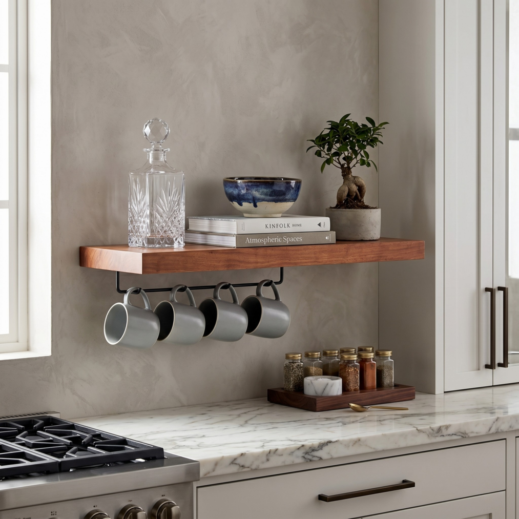 Sturridge 36-Inch Floating Wall Shelf