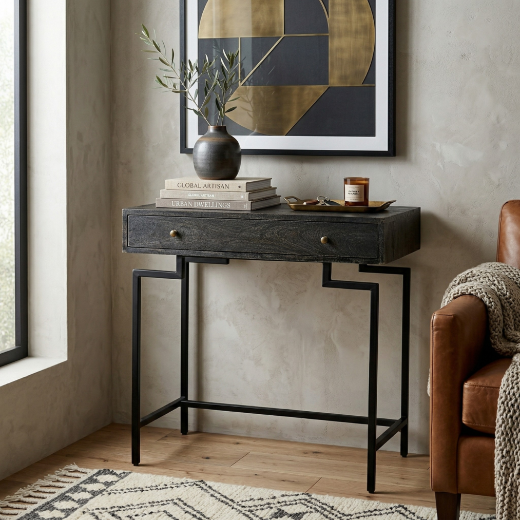 Cambridge Console Table, Black