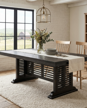 Sandcastle Dining Table, Black