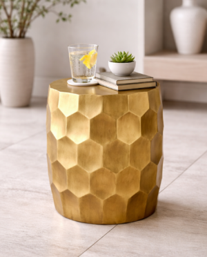 Anna Side Table, Gold