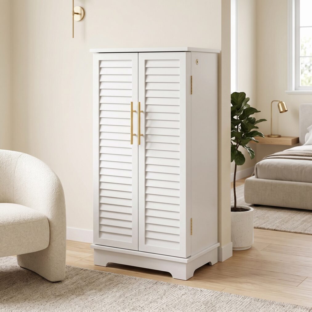 Port Jewelry Armoire ~ White