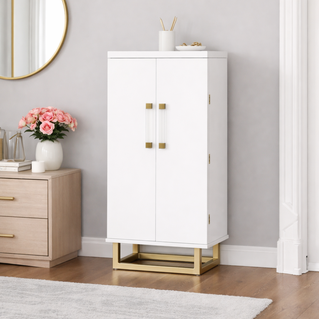 Kendal Jewelry Armoire ~ White